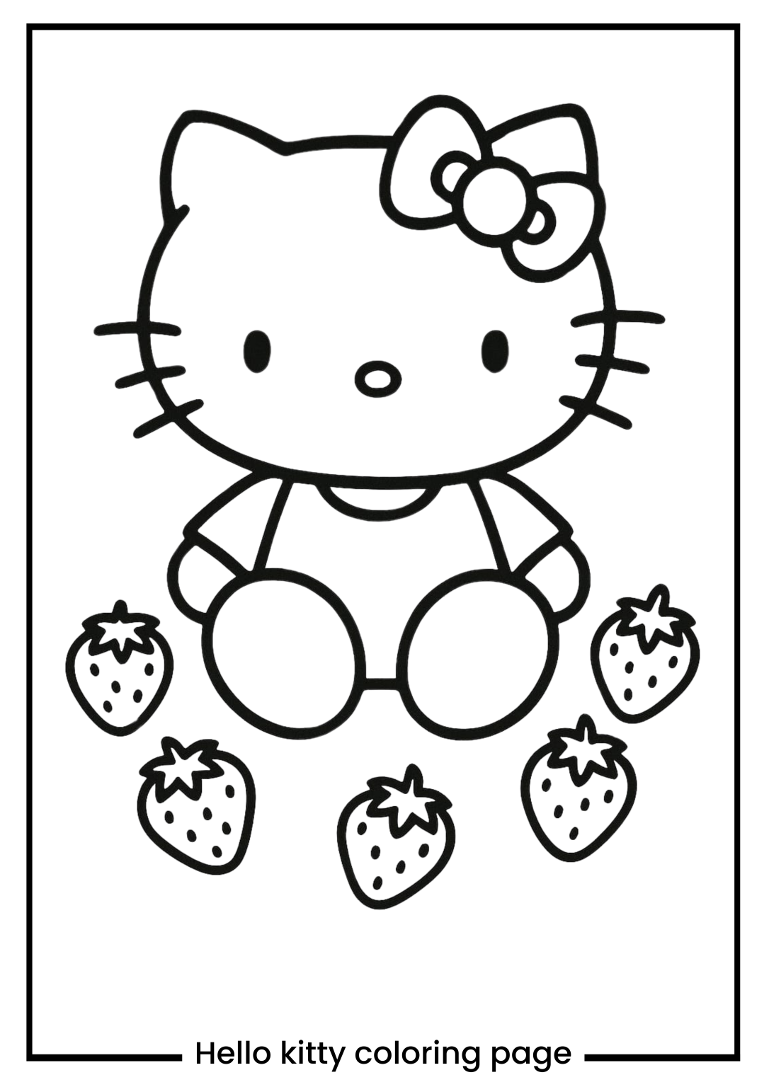 Hello Kitty Drawings Free Printables PDF Fun Sketch Ideas