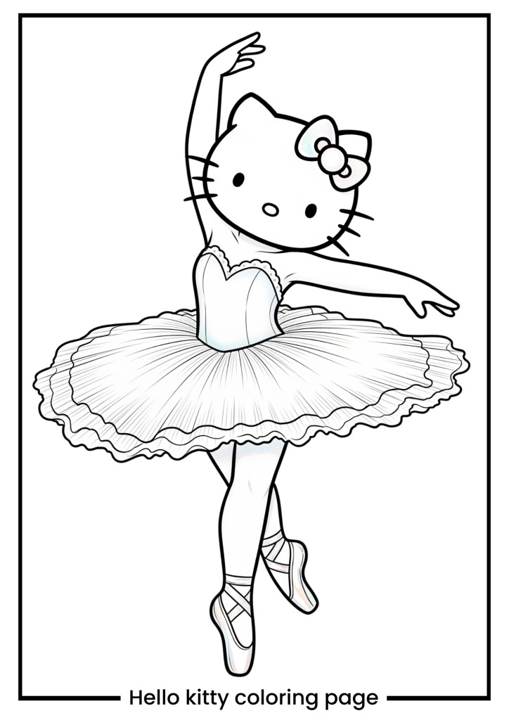 Hello Kitty Ballerina Twirling