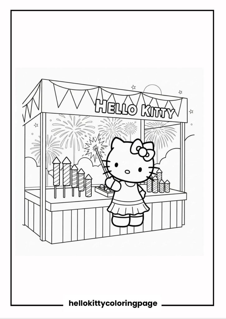 Hello Kitty celebrates Independence day