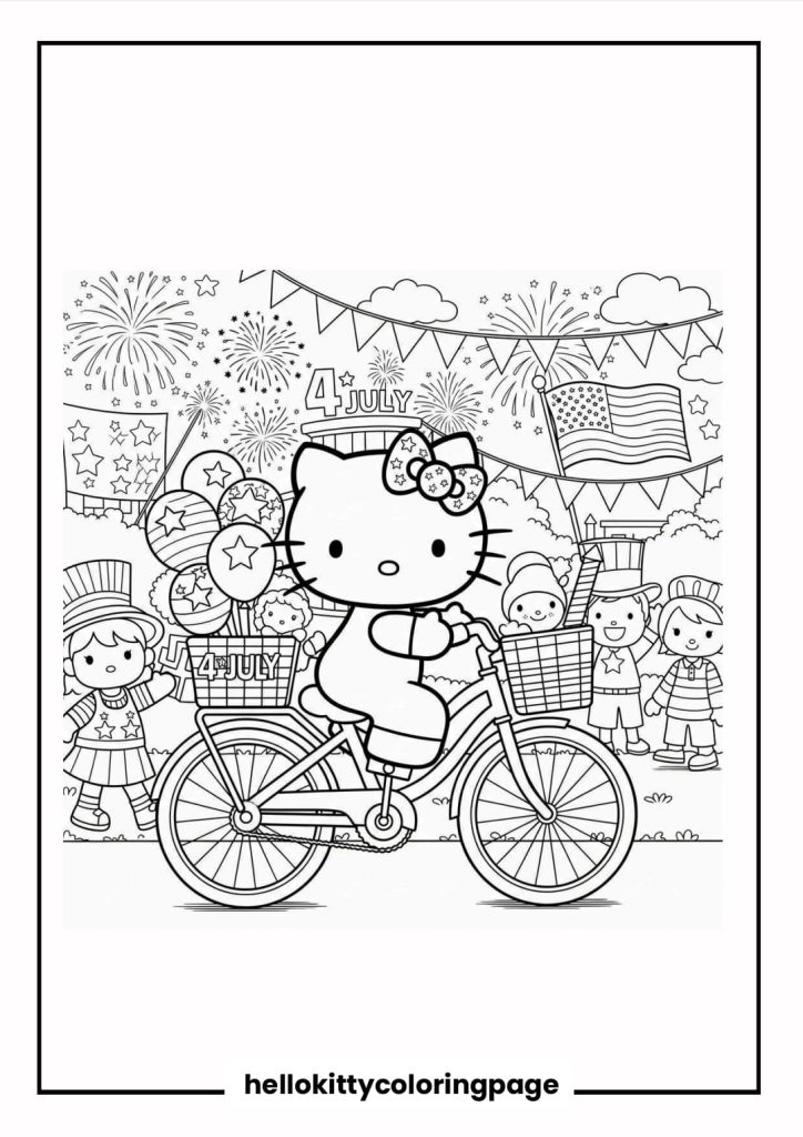 Hello Kitty 4th of July Greeter