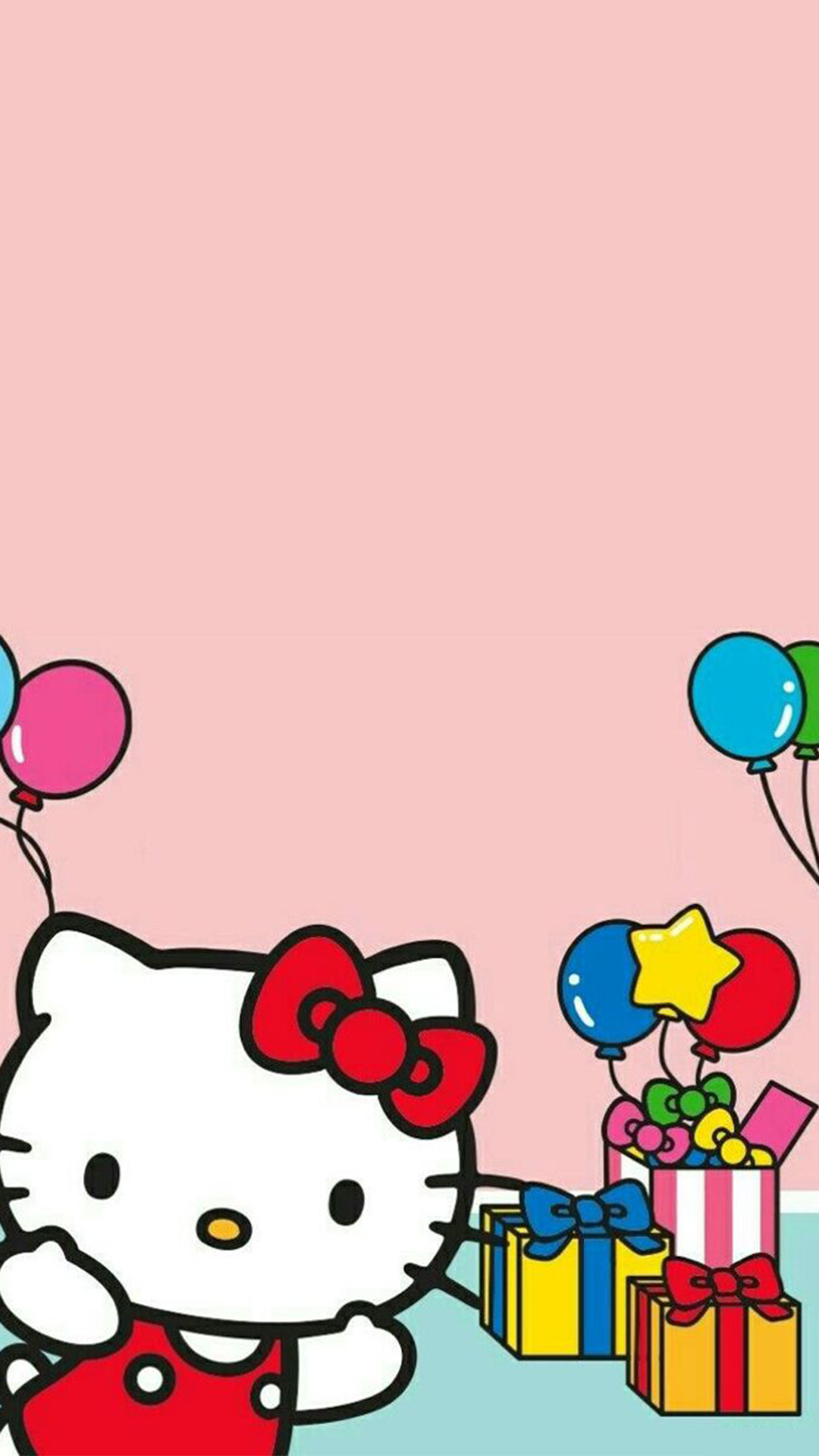 Hello Kitty Background For Party Invitation