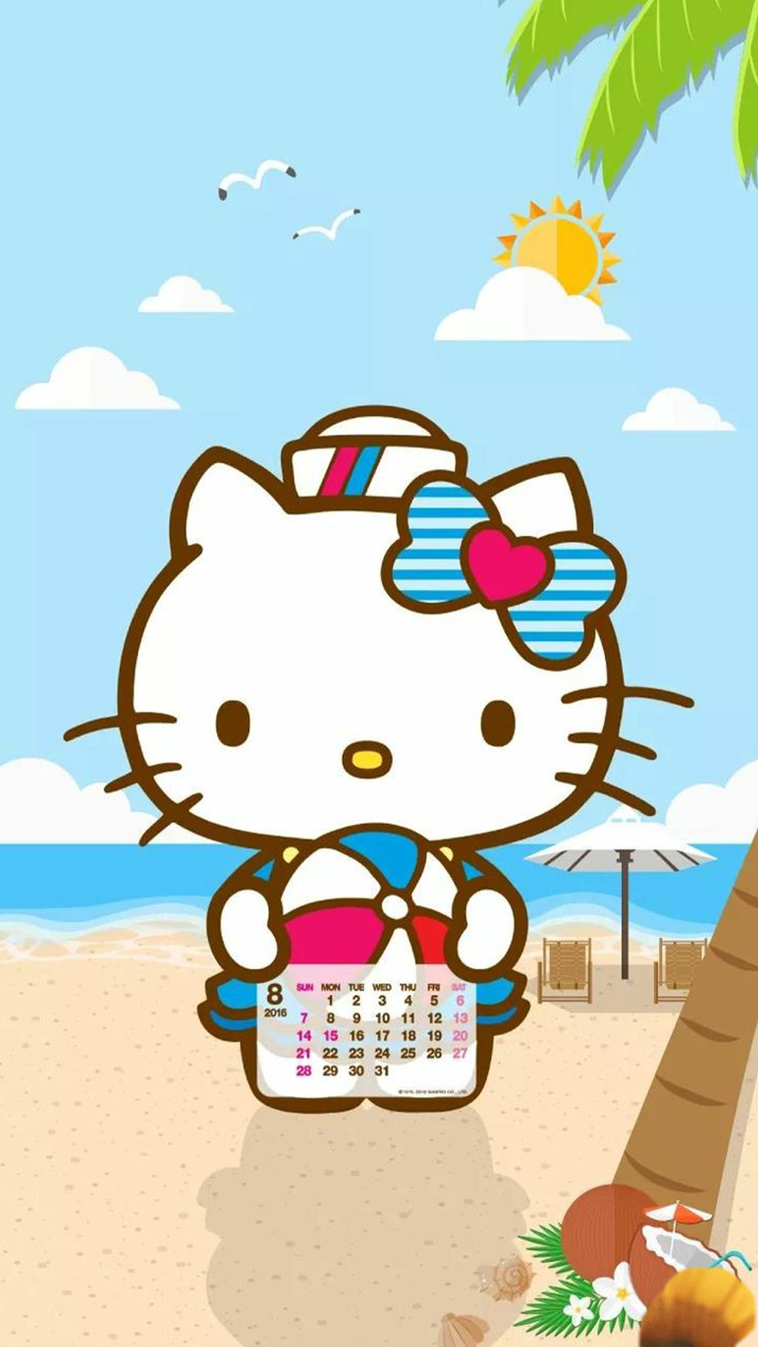 Cute Hello Kitty August Wallpapers

